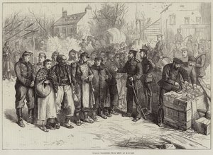 Prisioneros franceses de Metz en Remilly de Frederick Barnard
